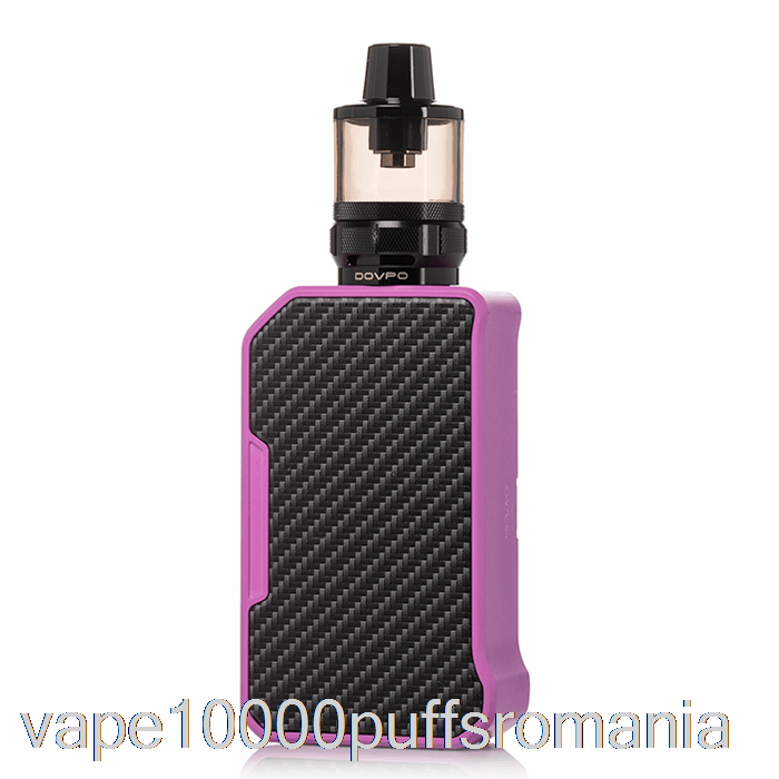 Vape Romania Dovpo Mvp 220w Starter Kit Fibra De Carbon Violet